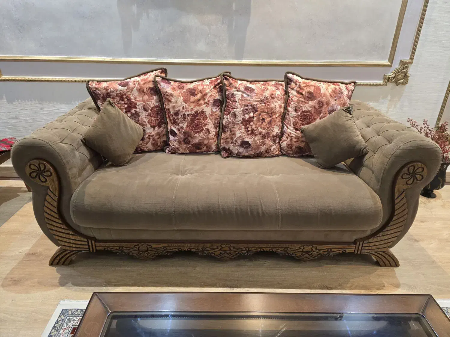 مبل راحتی چستر هفت نفره|مبلمان خانگی و میز عسلی|قرچک, مهدیه|دیوار