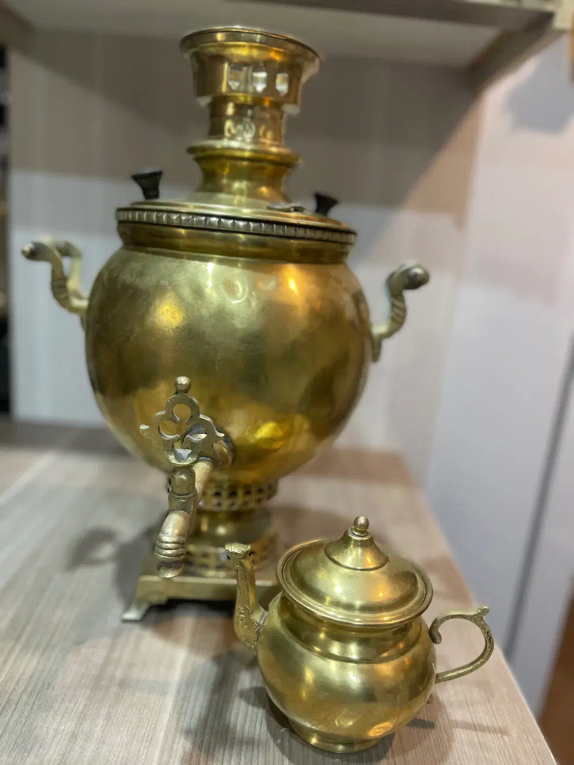 سماور زغالی قدیمی|کلکسیون اشیاء عتیقه|تهران, سازمان برنامه جنوبی|دیوار