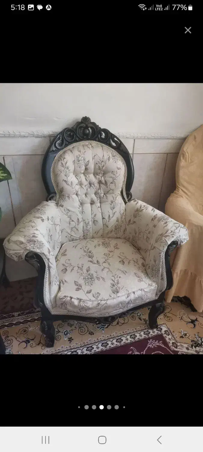 مبل ۹ نفره چوب جنگلی اصلی|مبلمان خانگی و میز عسلی|شیراز, میانرود|دیوار