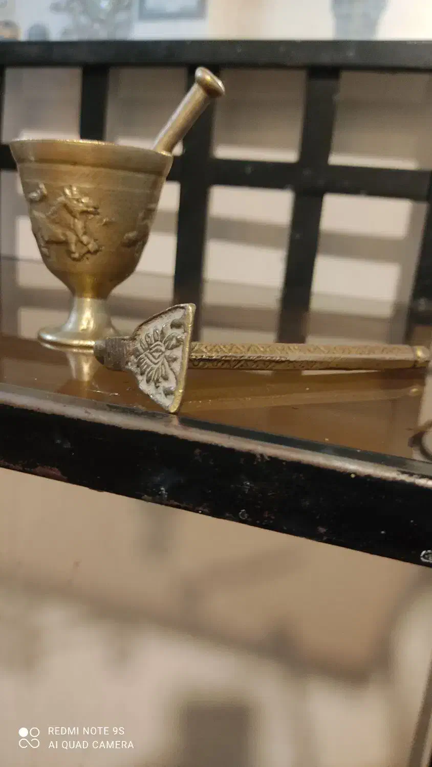 هاون وتبر برنزی وهاون بزرگ وسنگین|کلکسیون اشیاء عتیقه|فردیس, قریشی|دیوار