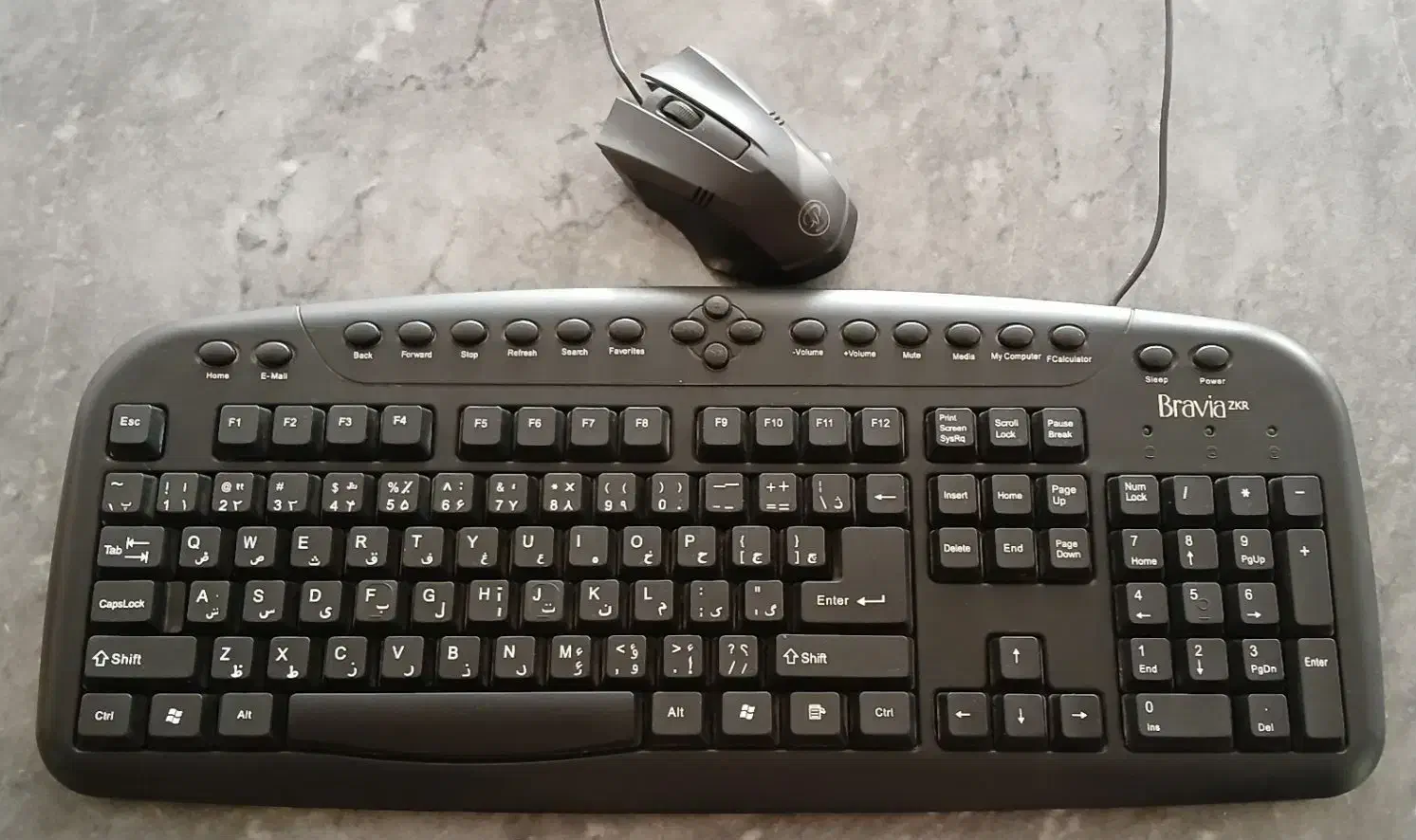 کیبورد و ماوس با سیم|قطعات و لوازم جانبی رایانه|تبریز, |دیوار