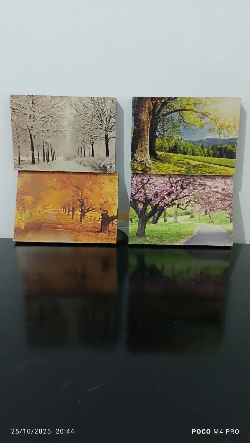 تابلو چهارفصل|تابلو، نقاشی، عکس|رشت, شالکو|دیوار