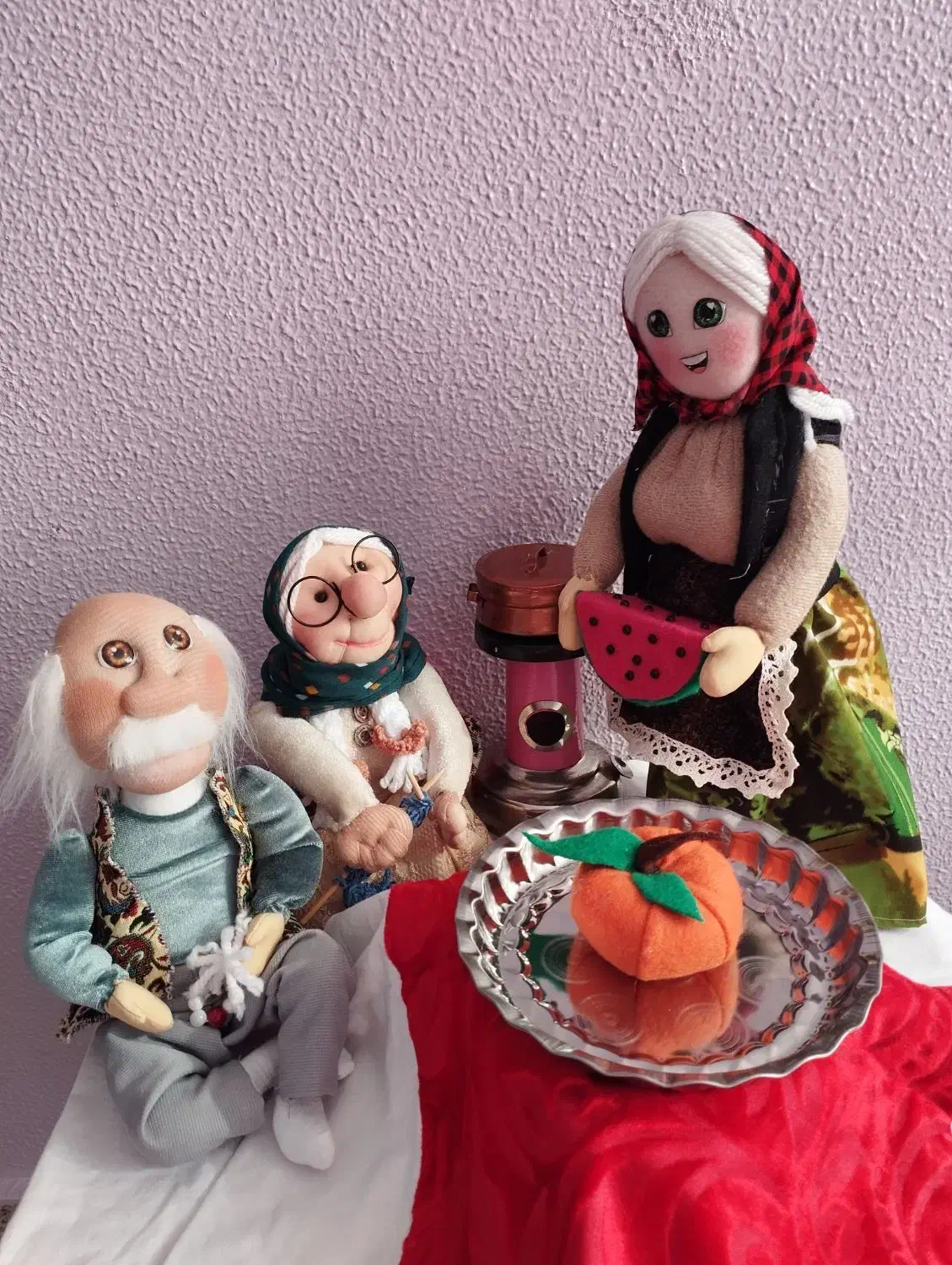 عروسک نه نه سرما و اقاجون|صنایع دستی و سایر لوازم تزئینی|شاهینشهر, طالقانی|دیوار