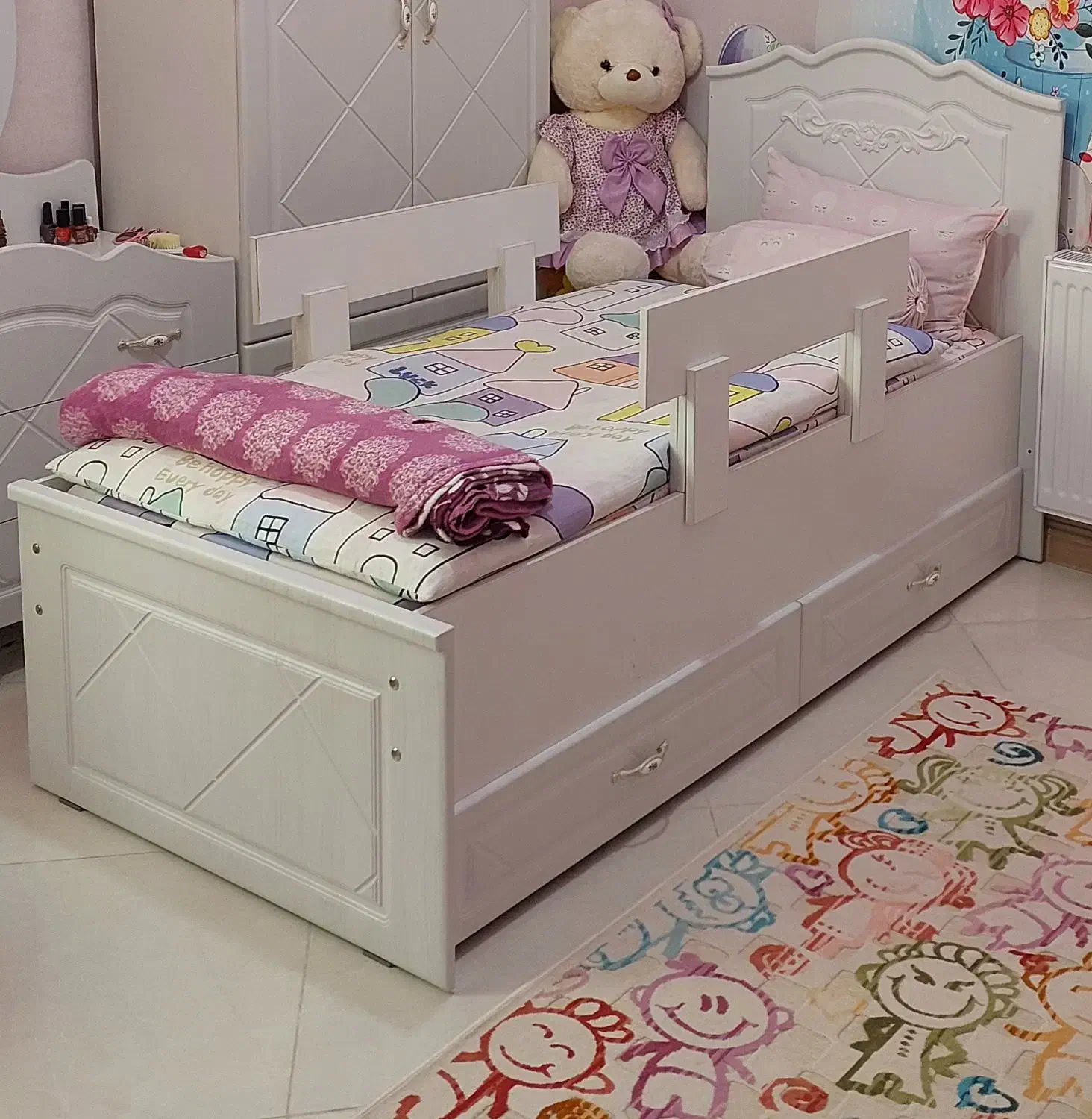 تخت کودک و نوجوان|تخت و سرویس خواب|قزوین, |دیوار