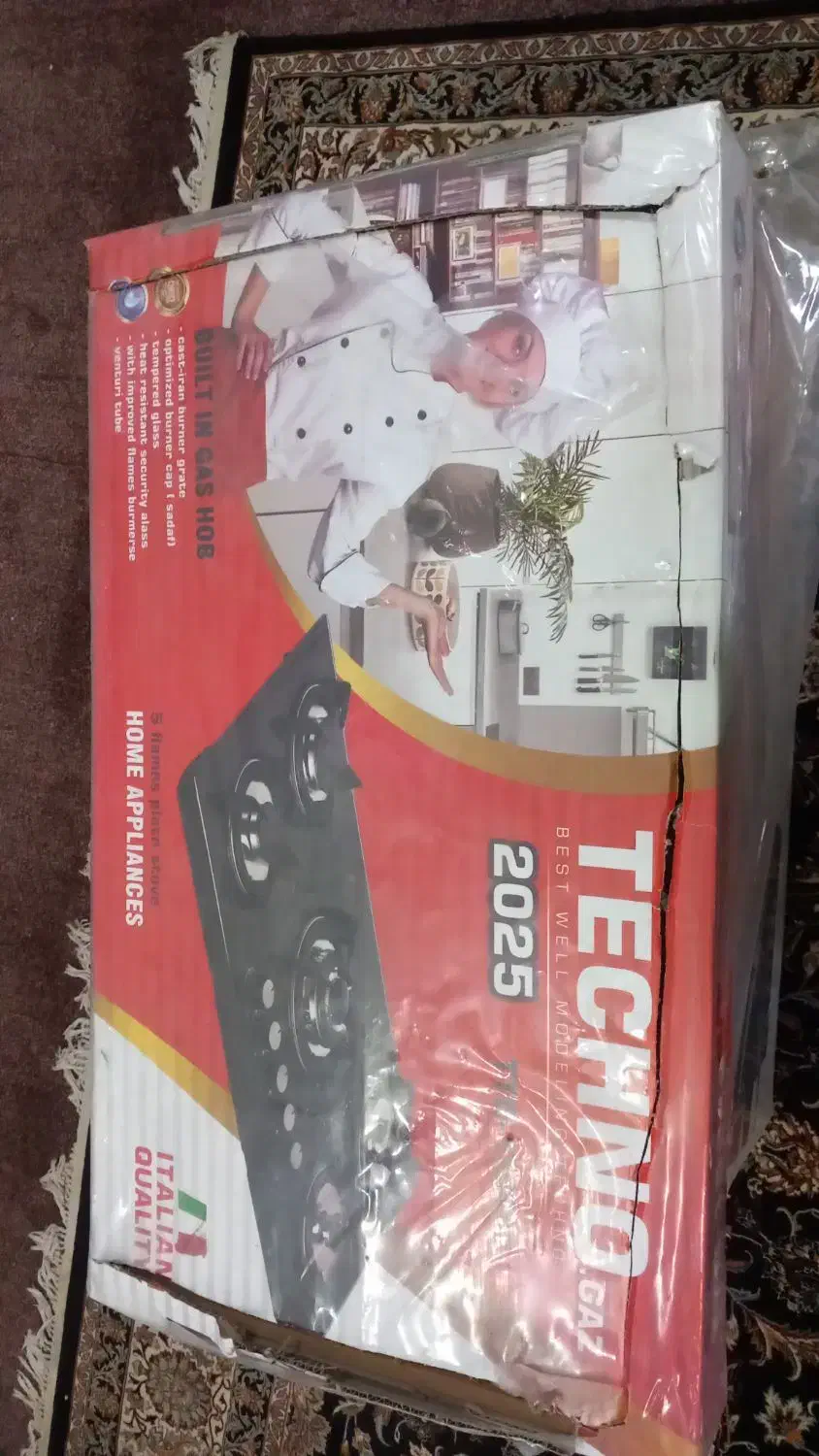 گاز صفحه ای ۵پنج شعله مارک تکنو برند تکنو|اجاق گاز و لوازم برقی پخت‌وپز|مسجد سلیمان, |دیوار