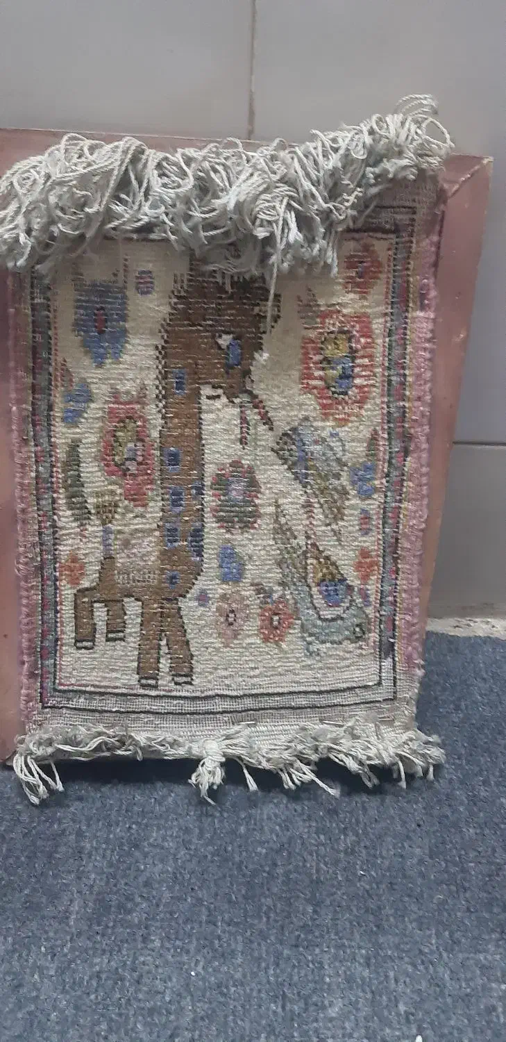 تابلو فرش دستباف قدیمی|تابلو فرش|قم, جمکران|دیوار