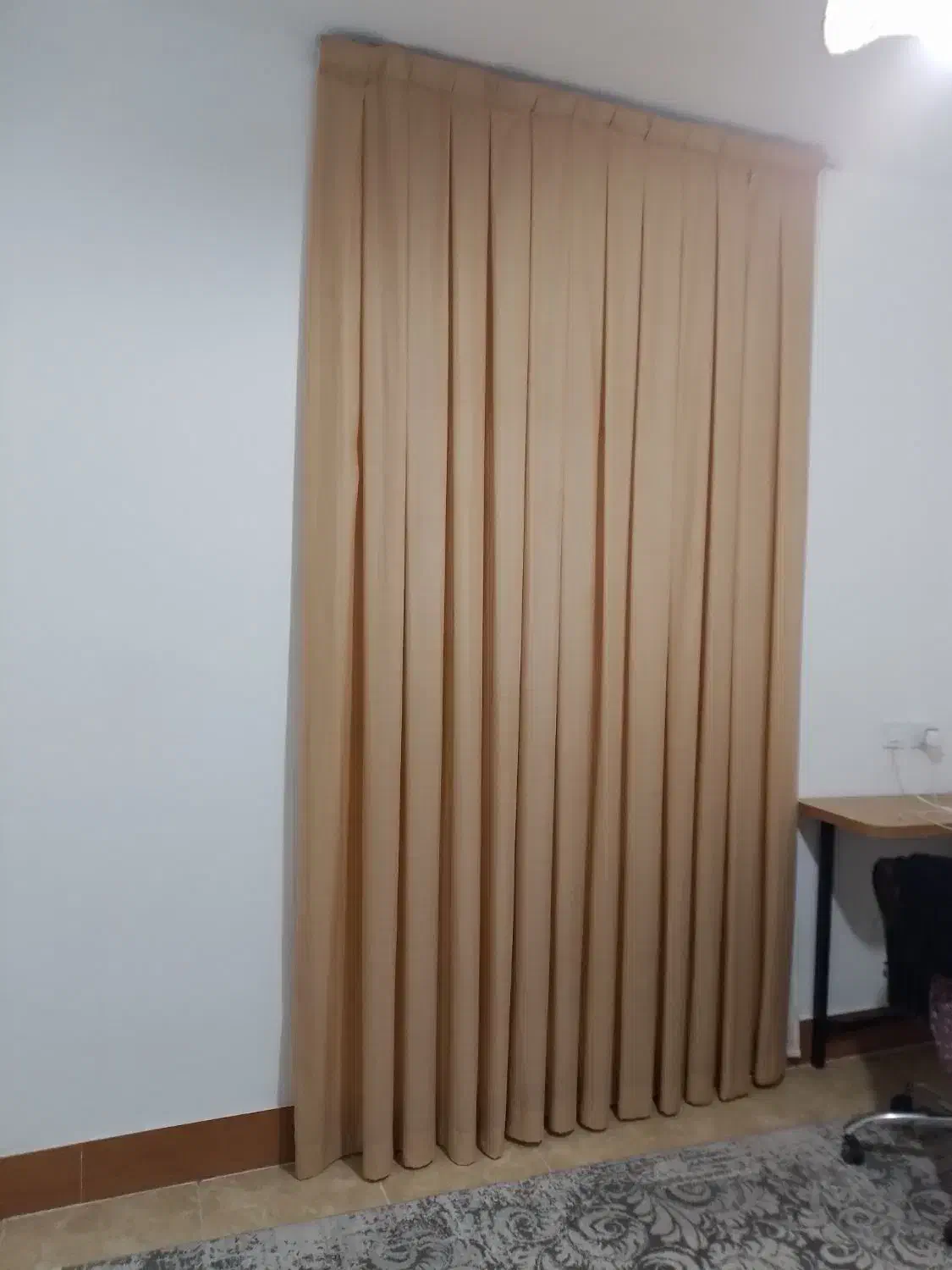 پرده رنگ کرم|پرده، رانر، رومیزی|شاهرود, |دیوار