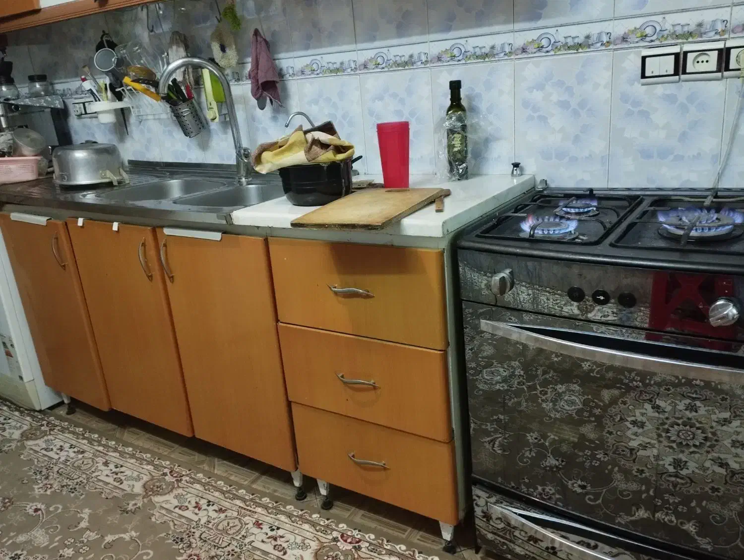 گاز کابینت هودوسینک. باهم ده میلیون|اجاق گاز و لوازم برقی پختوپز|قم, زنبیل آباد|دیوار