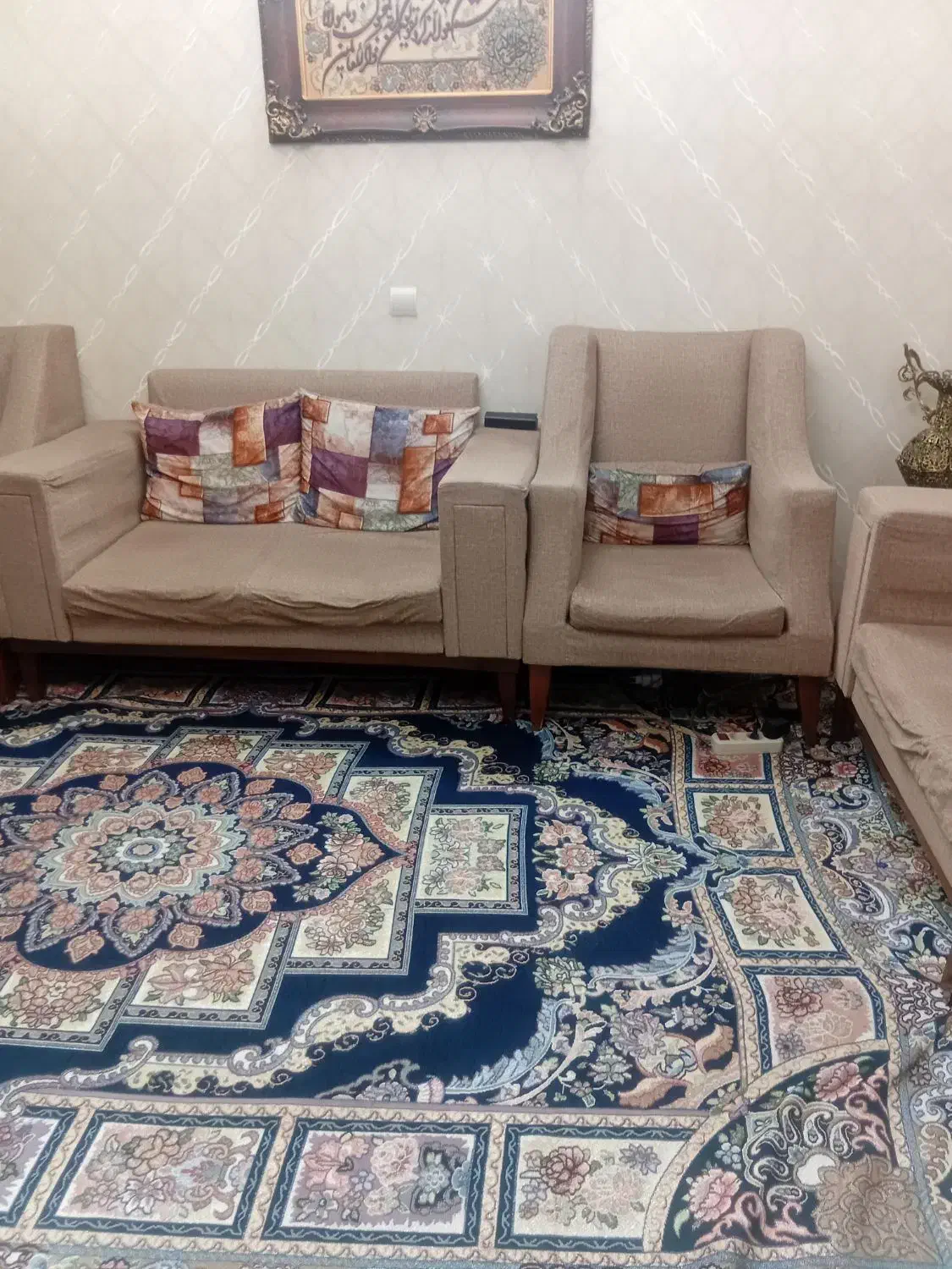 مبل راحتی  ۷نفره|مبلمان خانگی و میز عسلی|ری, ظهیرآباد|دیوار