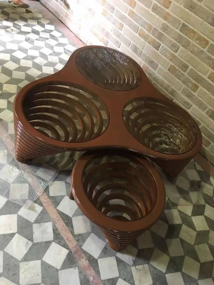 میز پذیرایی وسط مبلی همراه تک عسلی|مبلمان خانگی و میز عسلی|رشت, استادسرا|دیوار