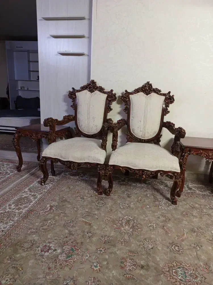 مبل نه نفره استیل|مبلمان خانگی و میز عسلی|ری, سرتخت|دیوار