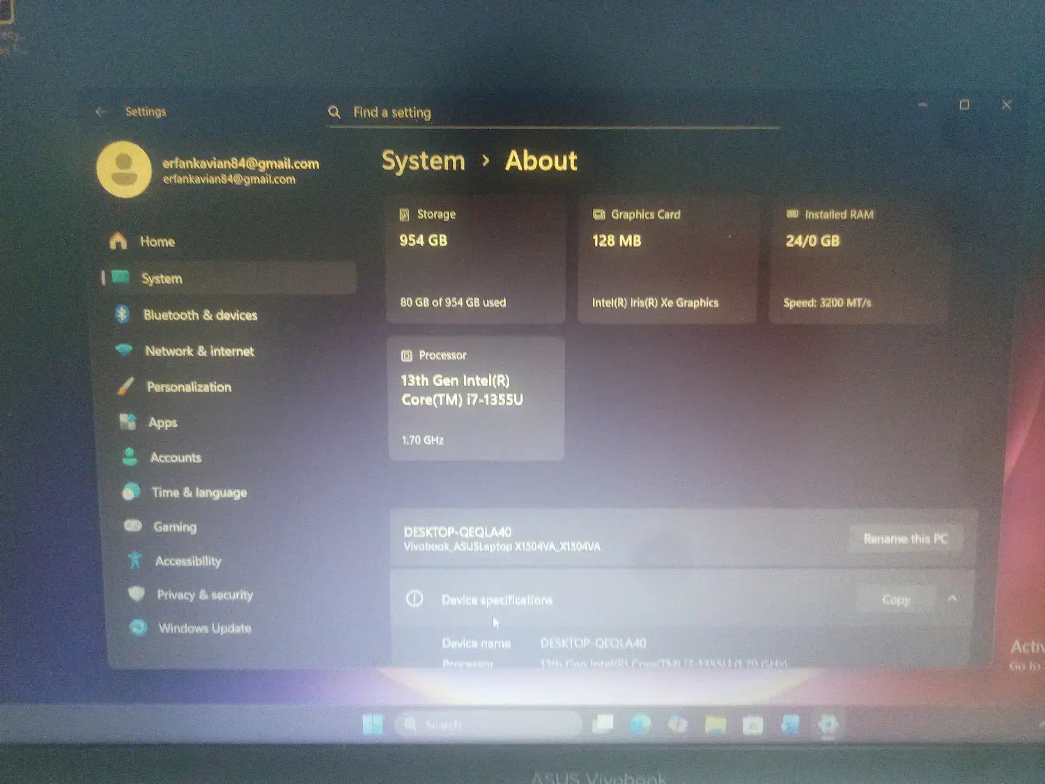 لبتاپ ایسوز چند ماهه خریدم|رایانه همراه|پردیس, فاز ۱۱|دیوار