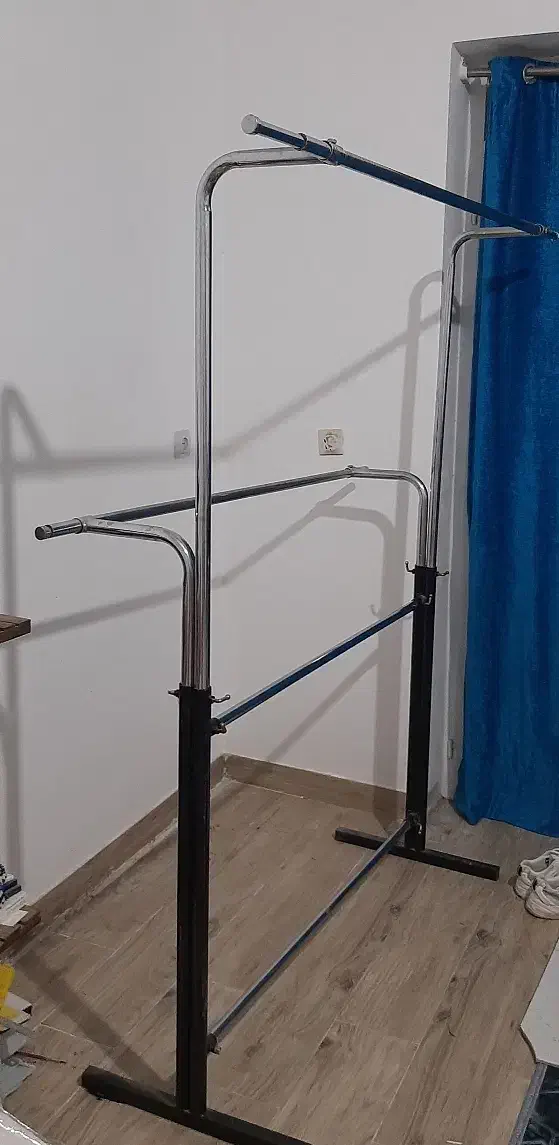 رگال آویز لباس استیل ۳ ردیفه جمع شو|جاکفشی، کمد، دراور|شیراز, کیان آباد|دیوار