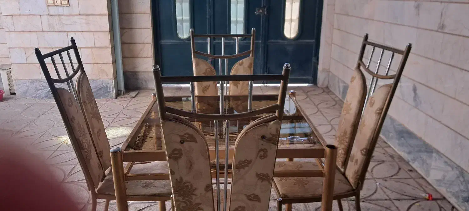 میز ناهار خوری چهار نفره|میز و صندلی غذاخوری|ملایر, |دیوار