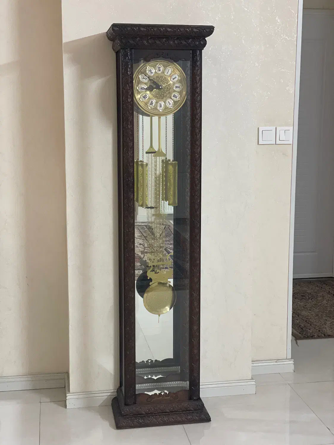 ساعت ایستاده در حد نو|ساعت دیواری و تزئینی|مشهد, الهیه|دیوار