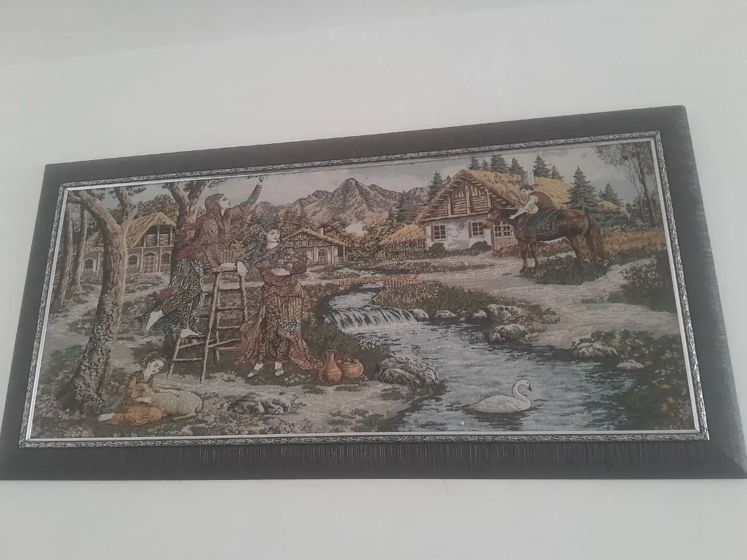 تابلو بزرگ در حد نو|تابلو فرش|بروجرد, |دیوار