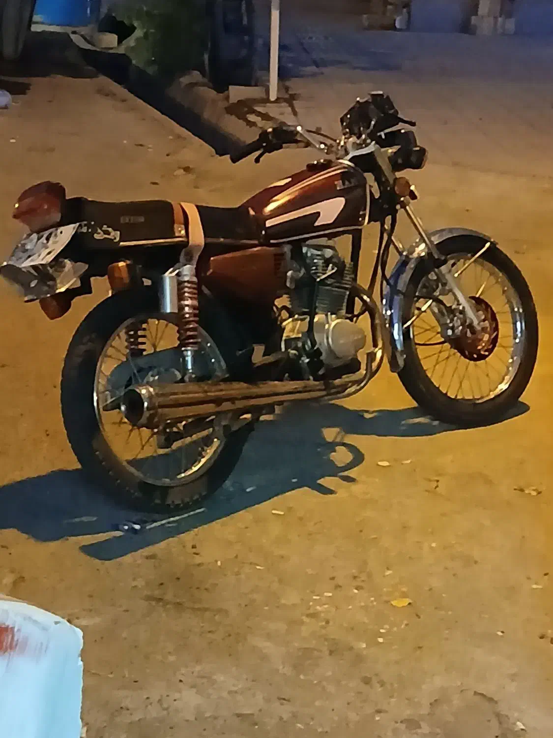 موتور 125 تقویت به 250|موتورسیکلت|آذرشهر, |دیوار