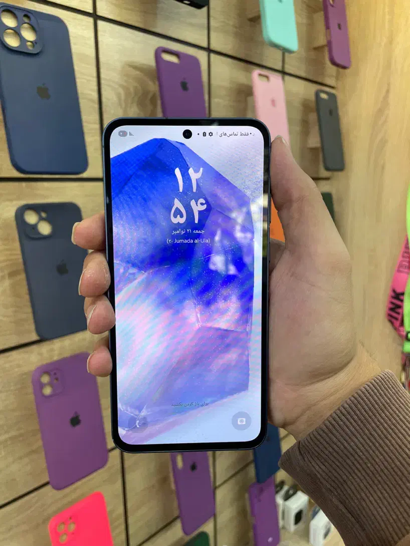 سامسونگ A55 سالم بدون بازشدگی دارای گارانتی فعال|موبایل|قم, نیروگاه|دیوار