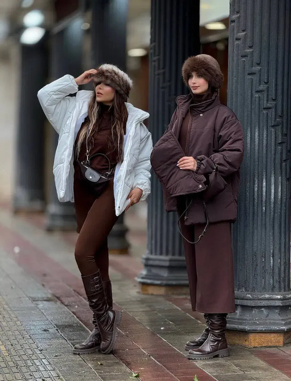 کاپشن رنگ پاستیلی پفکی وارداتی درجه یک پخش دینا|لباس|مشهد, انقلاب|دیوار