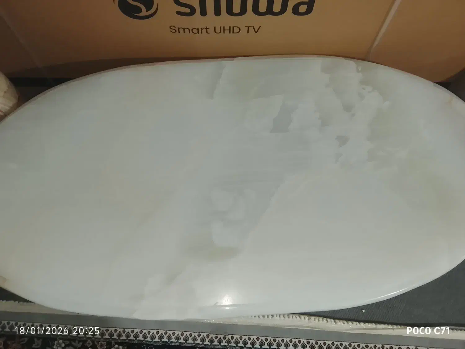 میز و جلو مبلی سنگ مرمر|مبلمان خانگی و میز عسلی|نسیم‌شهر, |دیوار