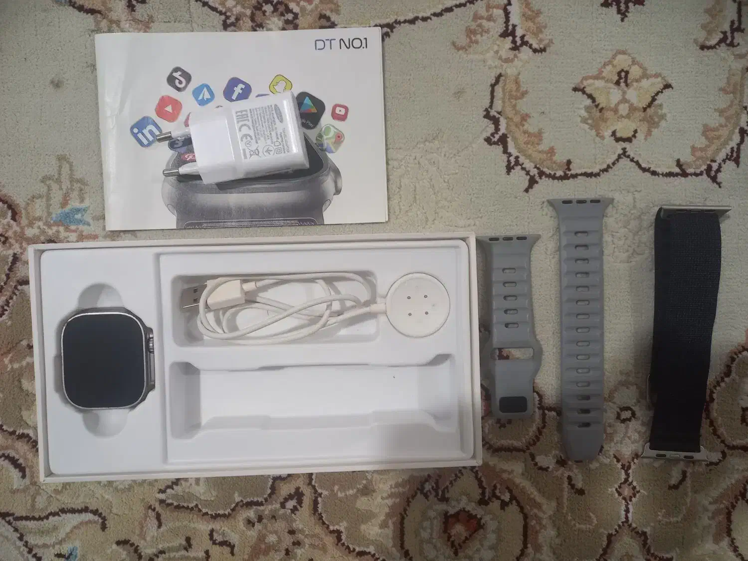 ساعت هوشمند DT Ultra 2 تمیز و سالم فروش فوری|ساعت|لاهیجان, شهرک سلمان فارسی|دیوار