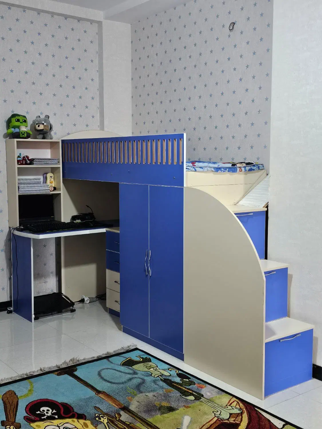 سرویس اتاق کودک|تخت و سرویس خواب|شیراز, انجیر|دیوار