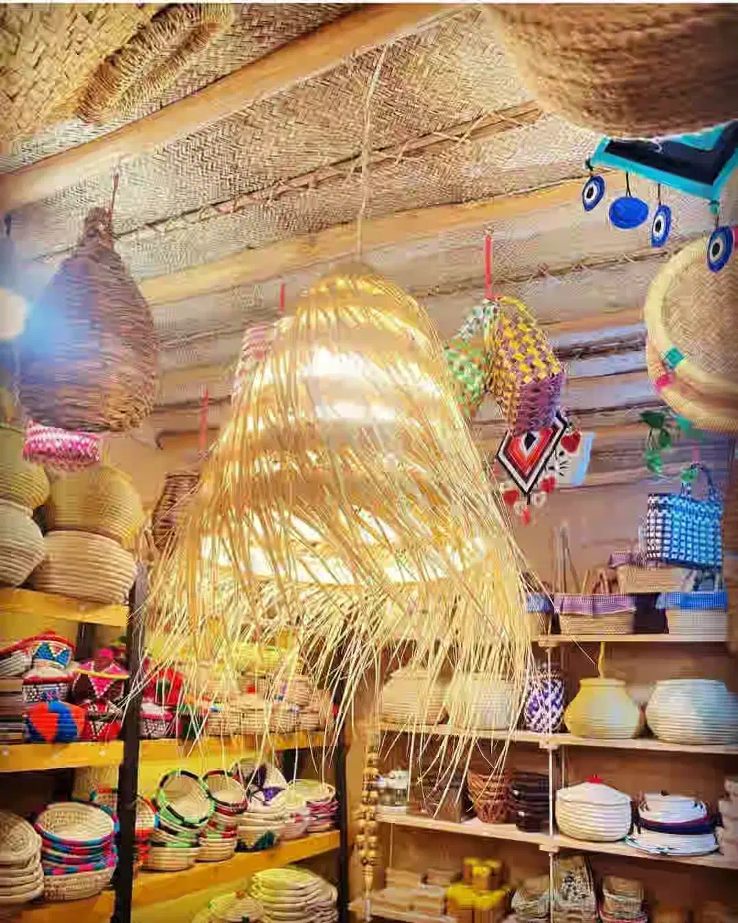 لوستر حصیری|لوستر و چراغ آویز|مشهد, ولیعصر (شهرک غرب)|دیوار