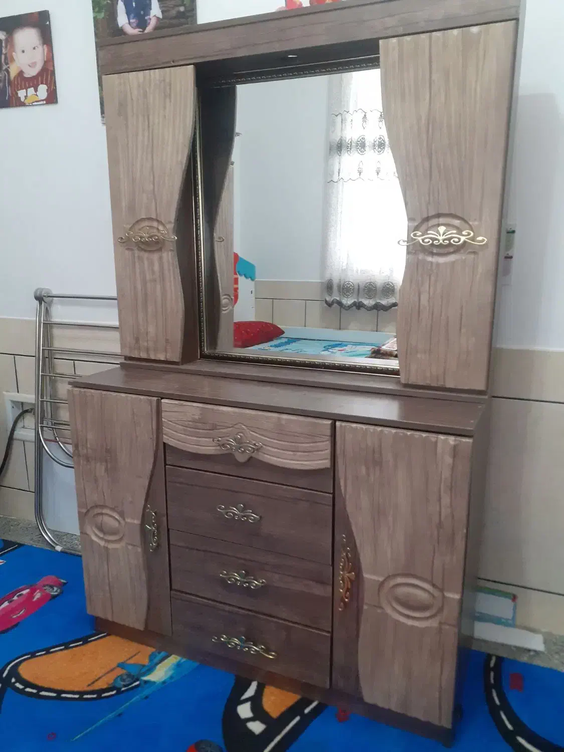 کمد وویترین|جاکفشی، کمد، دراور|زاینده رود, |دیوار