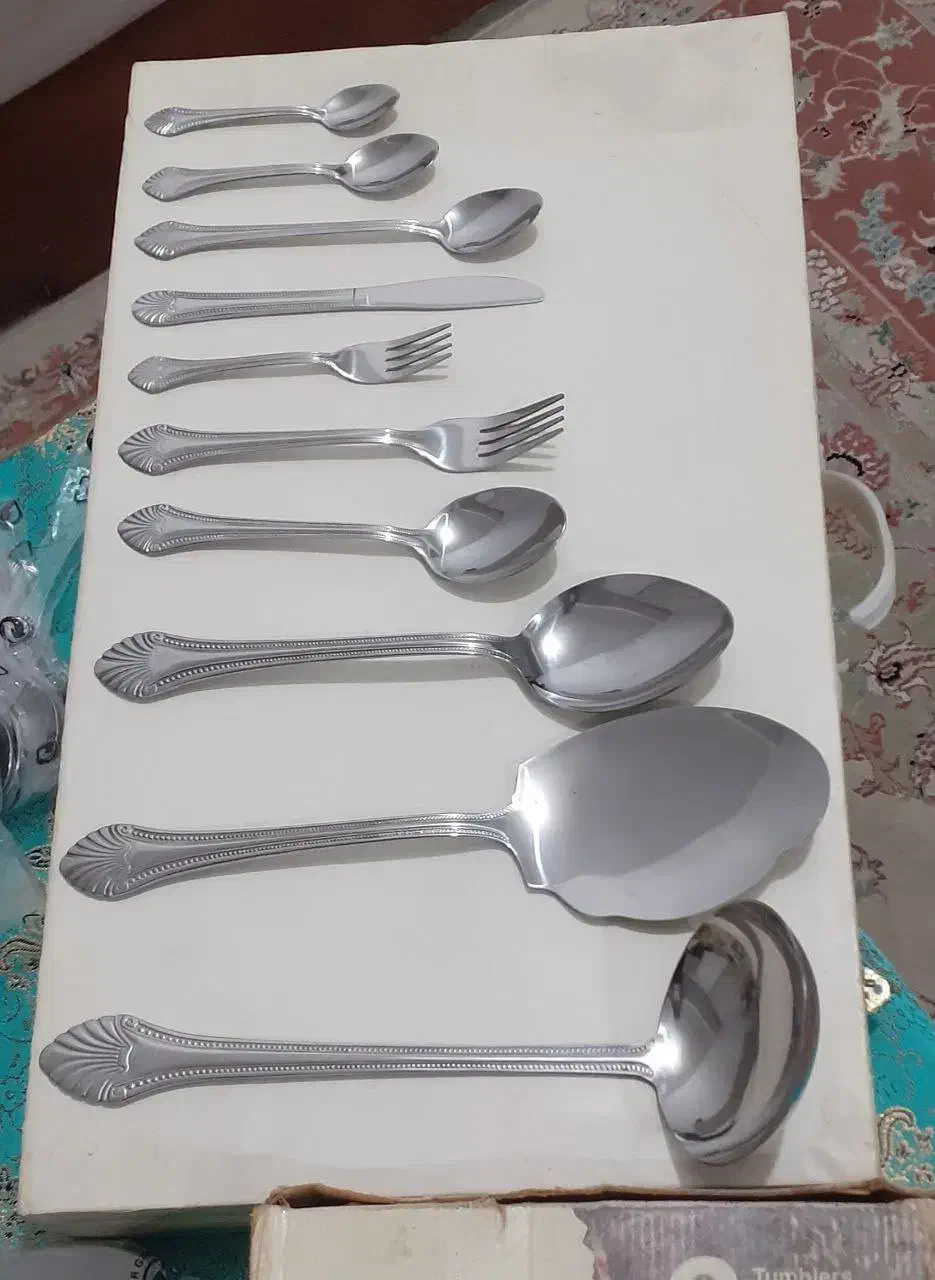 سرویس قاشق چنگال ۹۰ پارچه|ظروف سرو و پذیرایی|فردیس, فردیس|دیوار