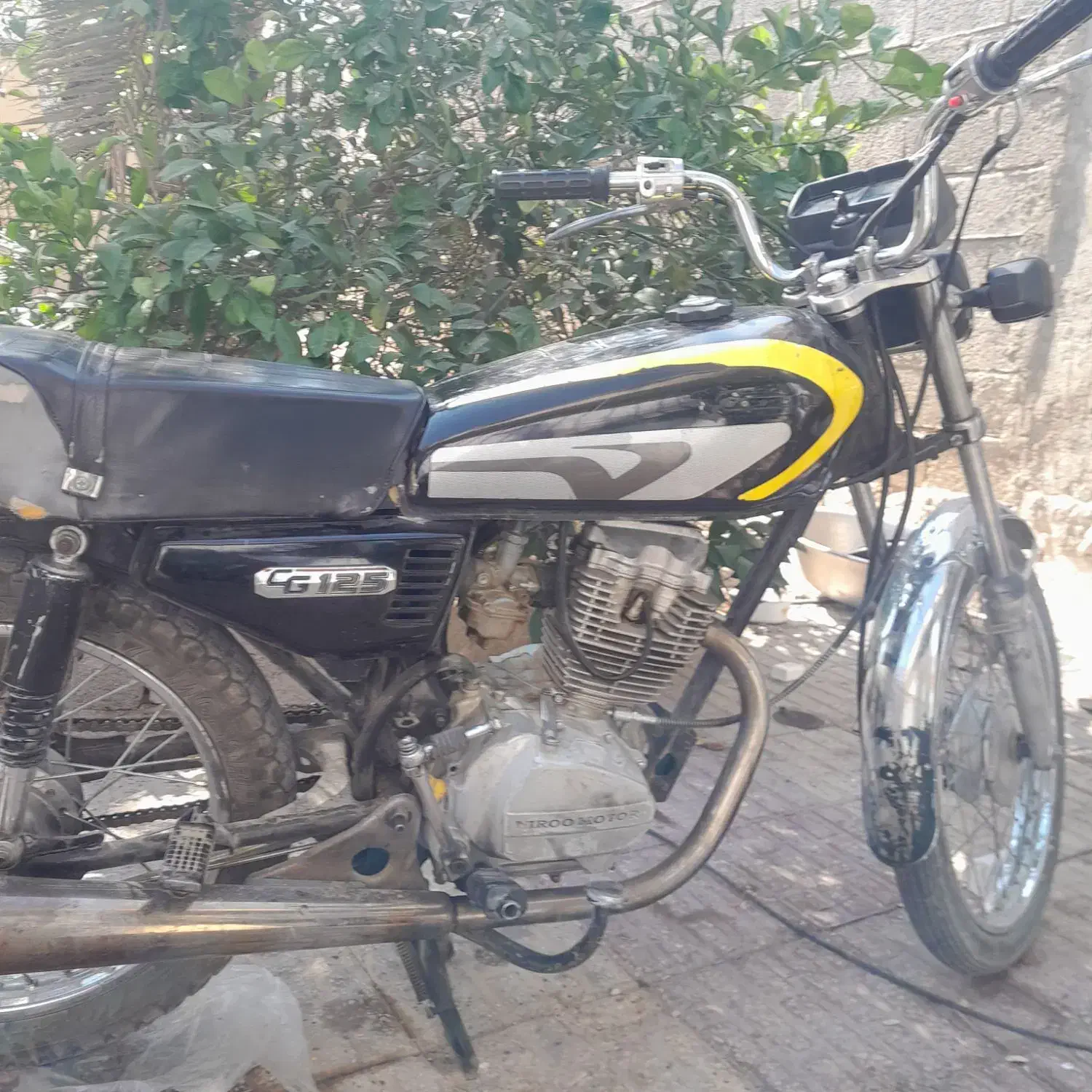 موتور مزایده وبرگ قولنامه دارد عالی گاز خور وحشی|موتورسیکلت|قیروکارزین, |دیوار