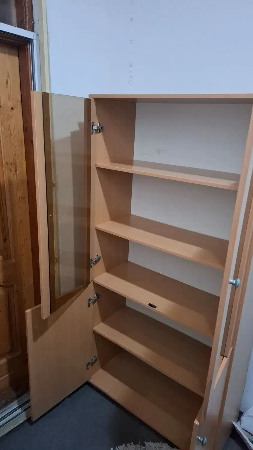 کتابخانه|کتابخانه، شلف، قفسههای دیواری|نوشهر, |دیوار