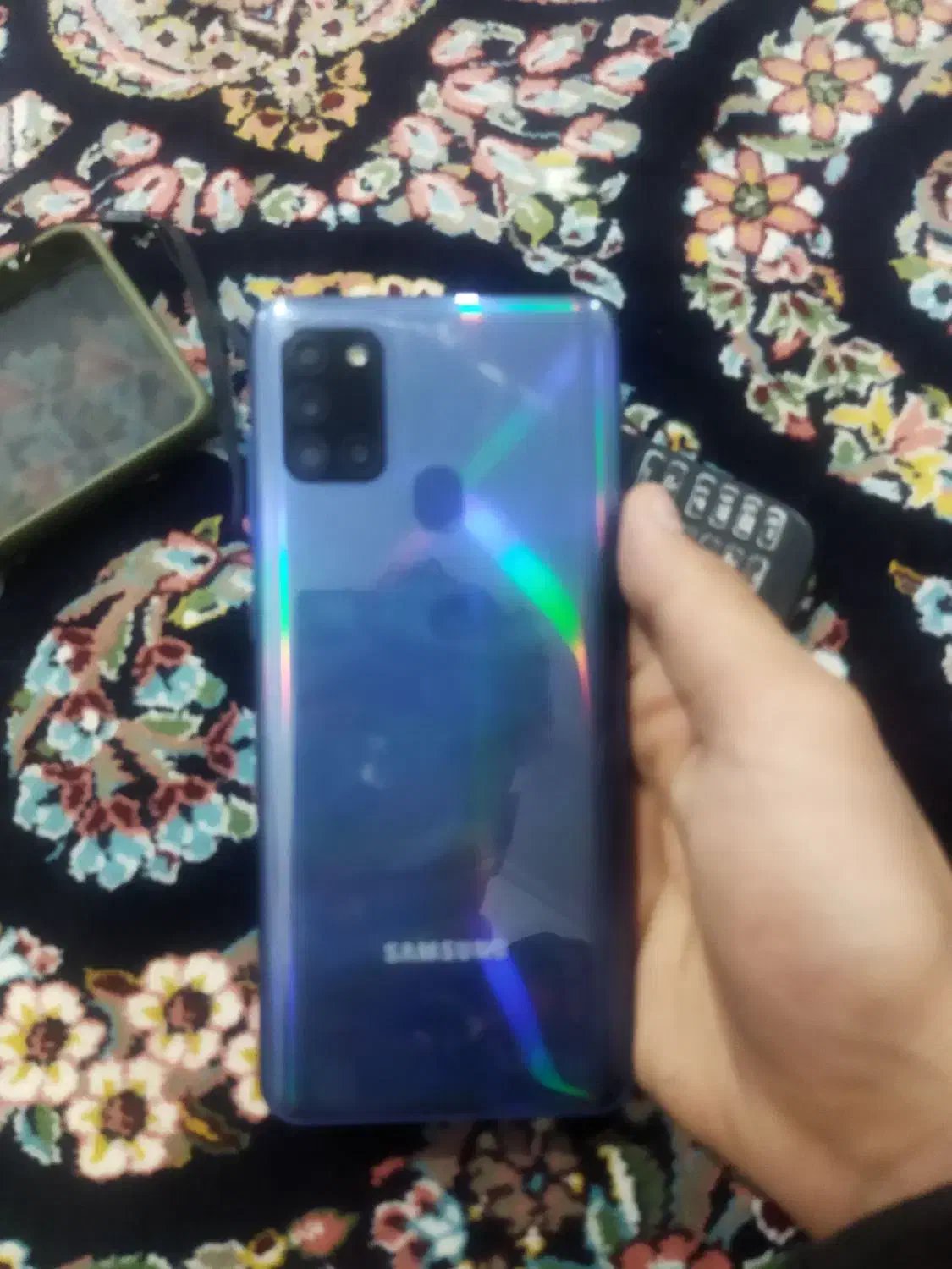 گوشی a21s بدون مشکل سالم سالم هفت رنگ|موبایل|ساوه, |دیوار