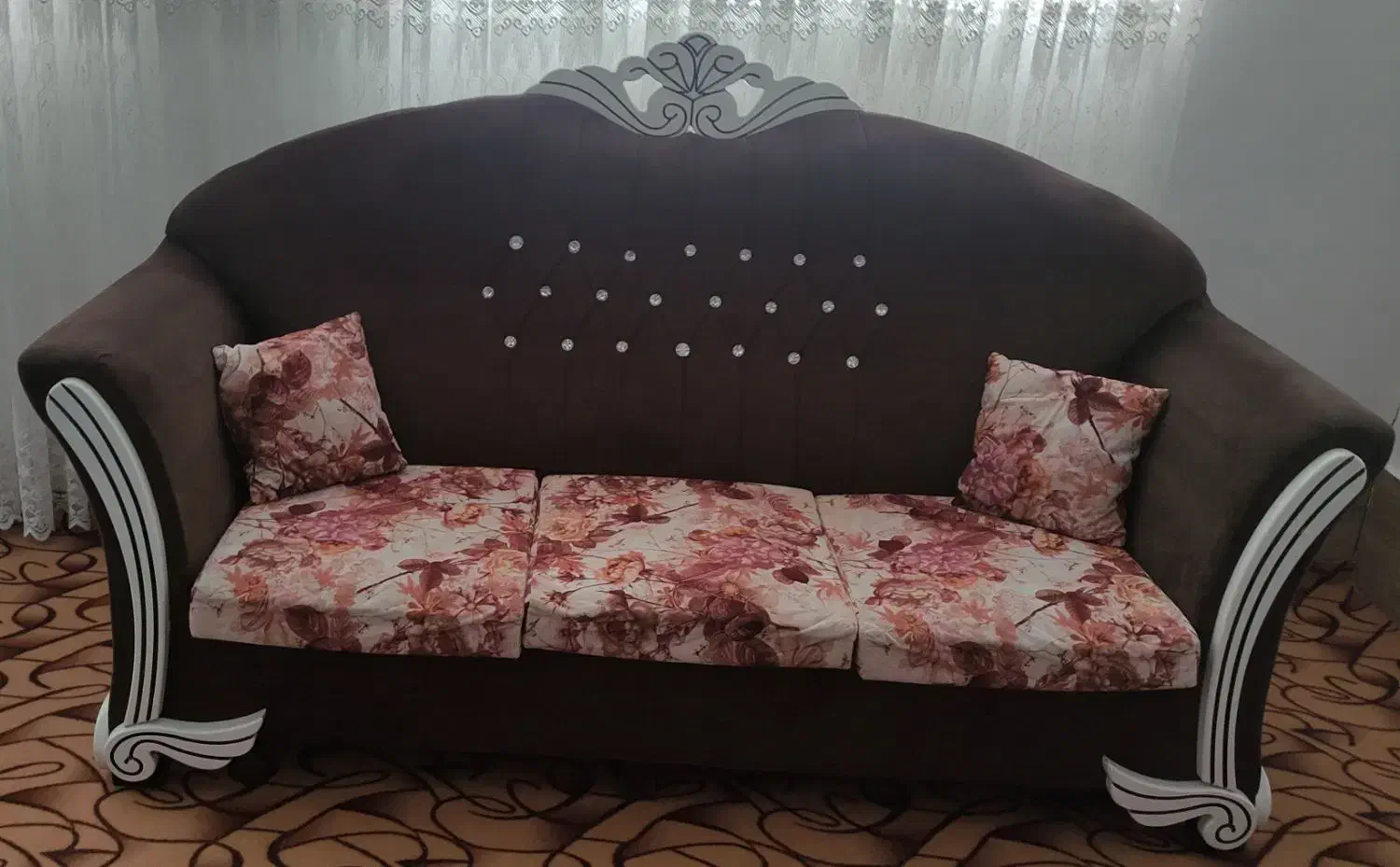 مبلمان راحتی 7نفره،میز جلو مبلی|مبلمان خانگی و میز عسلی|گلپایگان, |دیوار