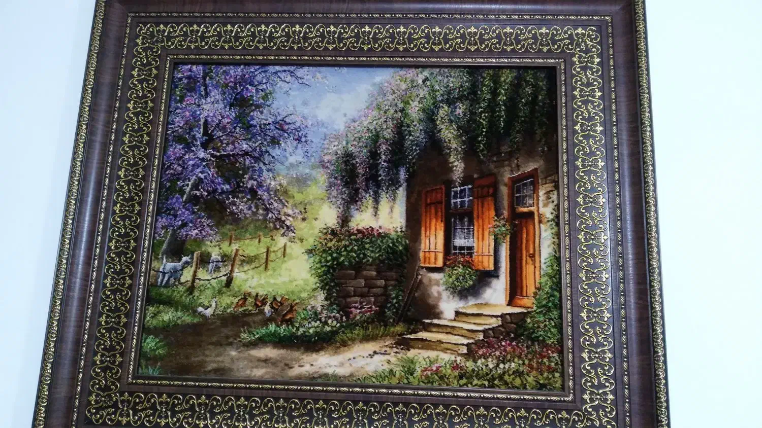 نخ و نقشه تابلو فرش طرح اغاز بهار|لوازم خیاطی و بافتنی|تهران, وحیدیه|دیوار