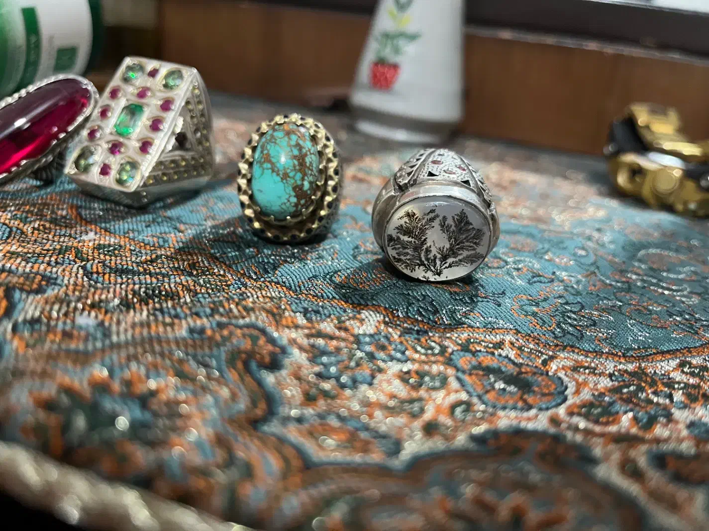 انگشتر دست ساز استاد کار کم یاب|کلکسیون اشیاء عتیقه|اردبیل, |دیوار