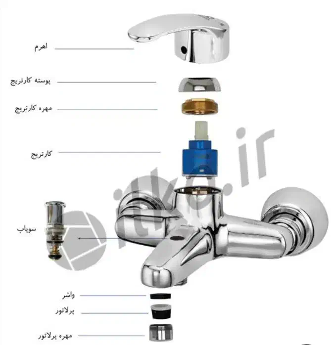 قطعات شیرالات و فرنگی و فلاش تانک|لوازم سرویس بهداشتی|کرج, دهقان ویلا|دیوار