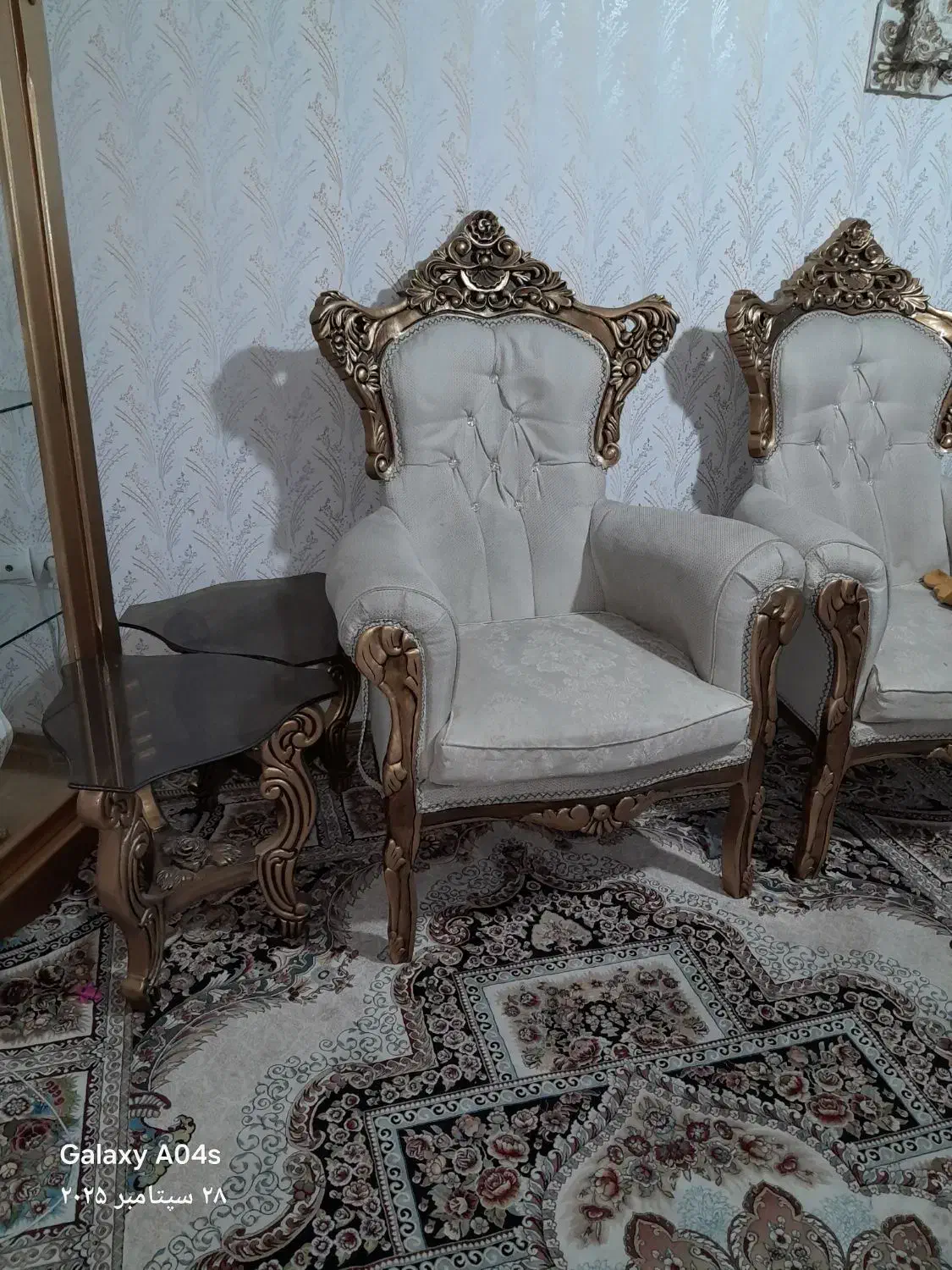 مبل کلاسیک۹نفره مناسب جهیزیه|مبلمان خانگی و میز عسلی|فردوسیه, |دیوار