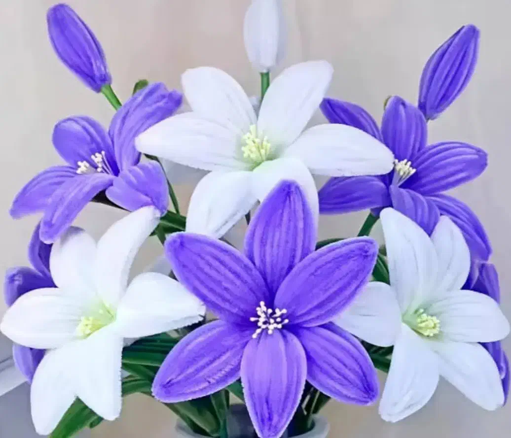 انواع دسته گل مصنوعی در طرح و رنگ زیبا|گل مصنوعی|رودسر, |دیوار