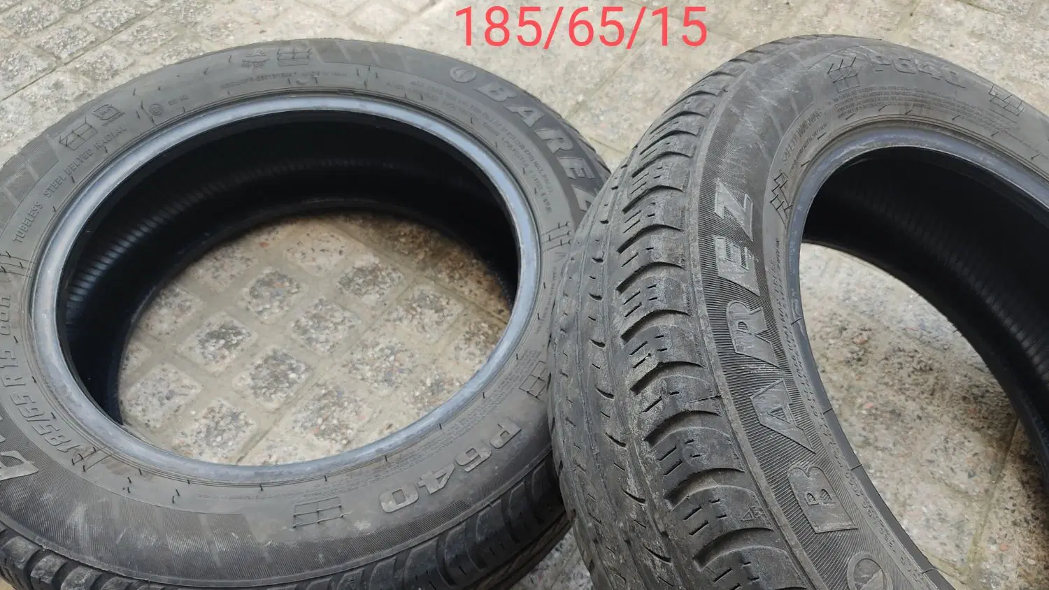 لاستیک 185/65/15 و 185/65/14 کار کرده|قطعات یدکی و لوازم جانبی|رشت, یخسازی|دیوار