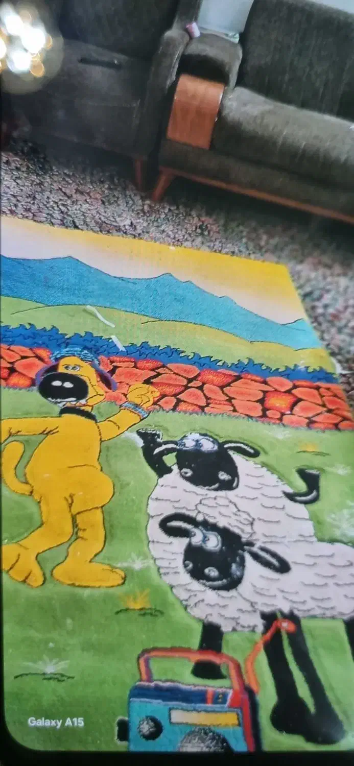 فرش عروسکی اتاق بچه|فرش|اهواز, باغ شیخ|دیوار