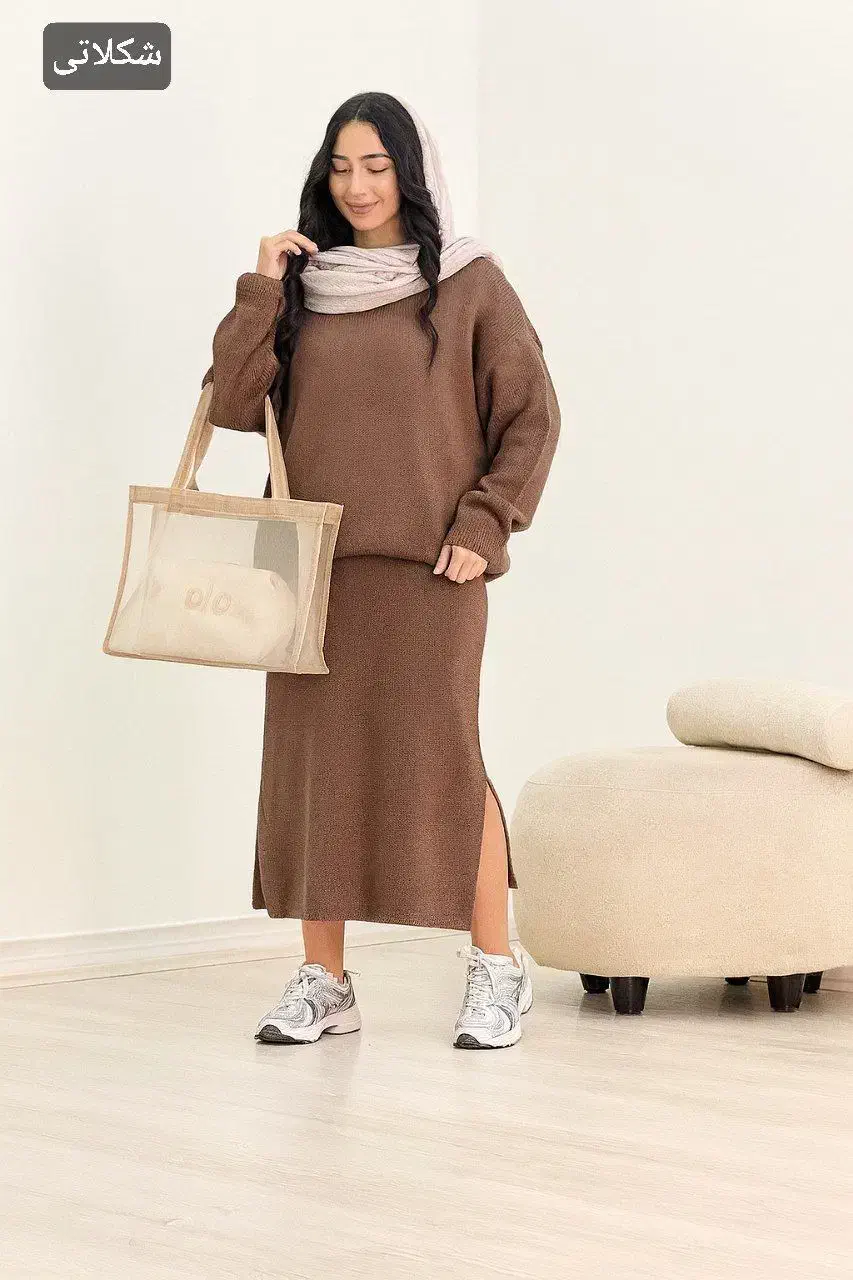 بافت کت دامن پاییزه شیک|لباس|اردبیل, |دیوار