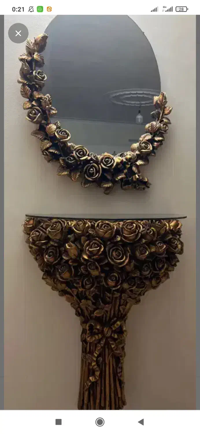 اینه و شمعدان|آینه|اصفهان, سپاهانشهر|دیوار