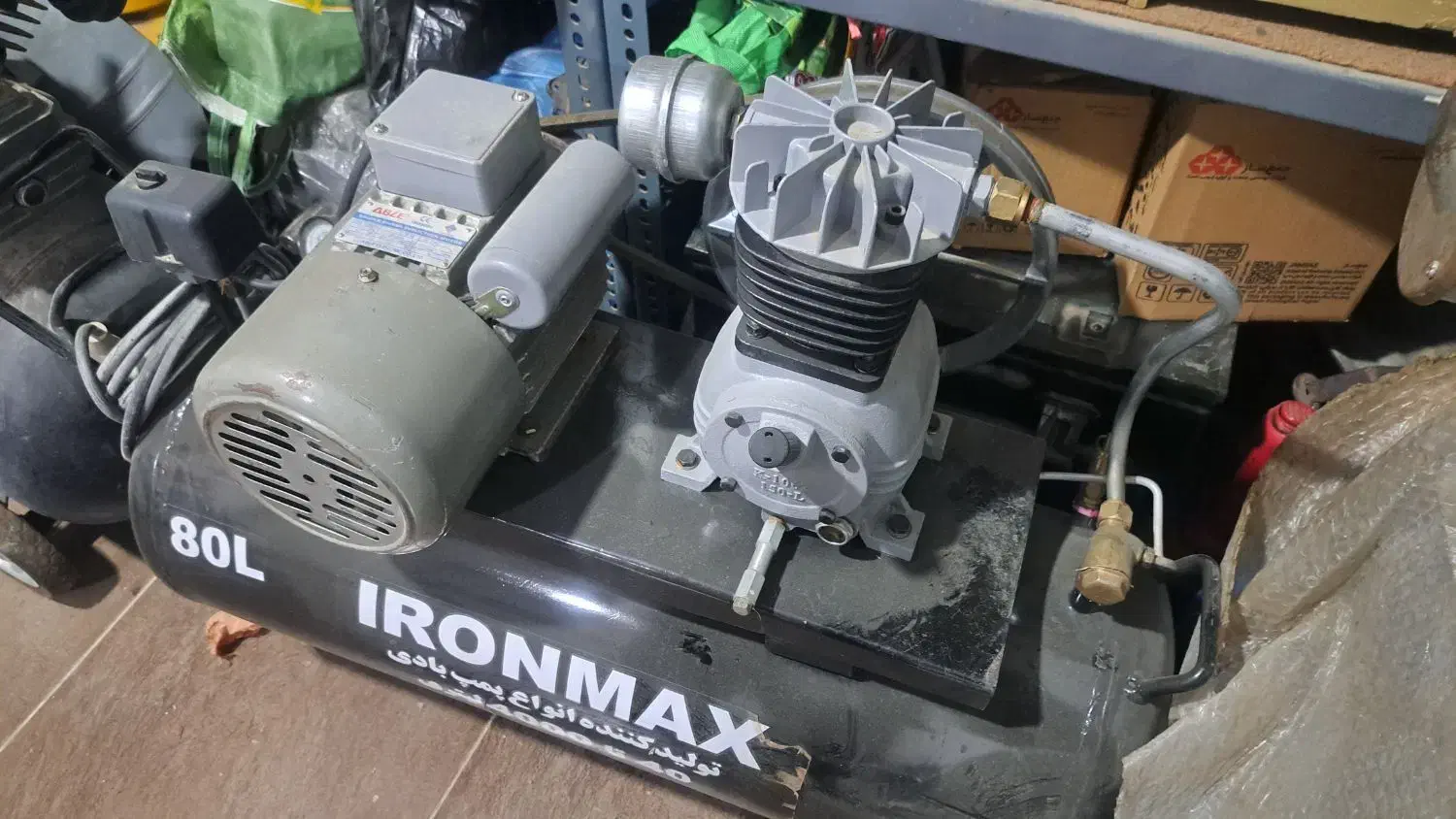 پمپ باد ۸۰ لیتری|ابزارآلات|اشنویه, |دیوار