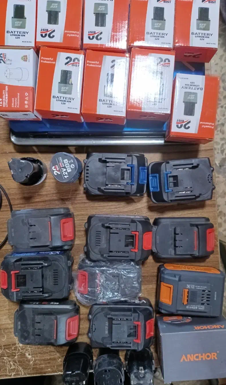 باتری دریل شارژی 12و 16.8 و20 وات|ابزارآلات|اسلامآباد غرب, |دیوار