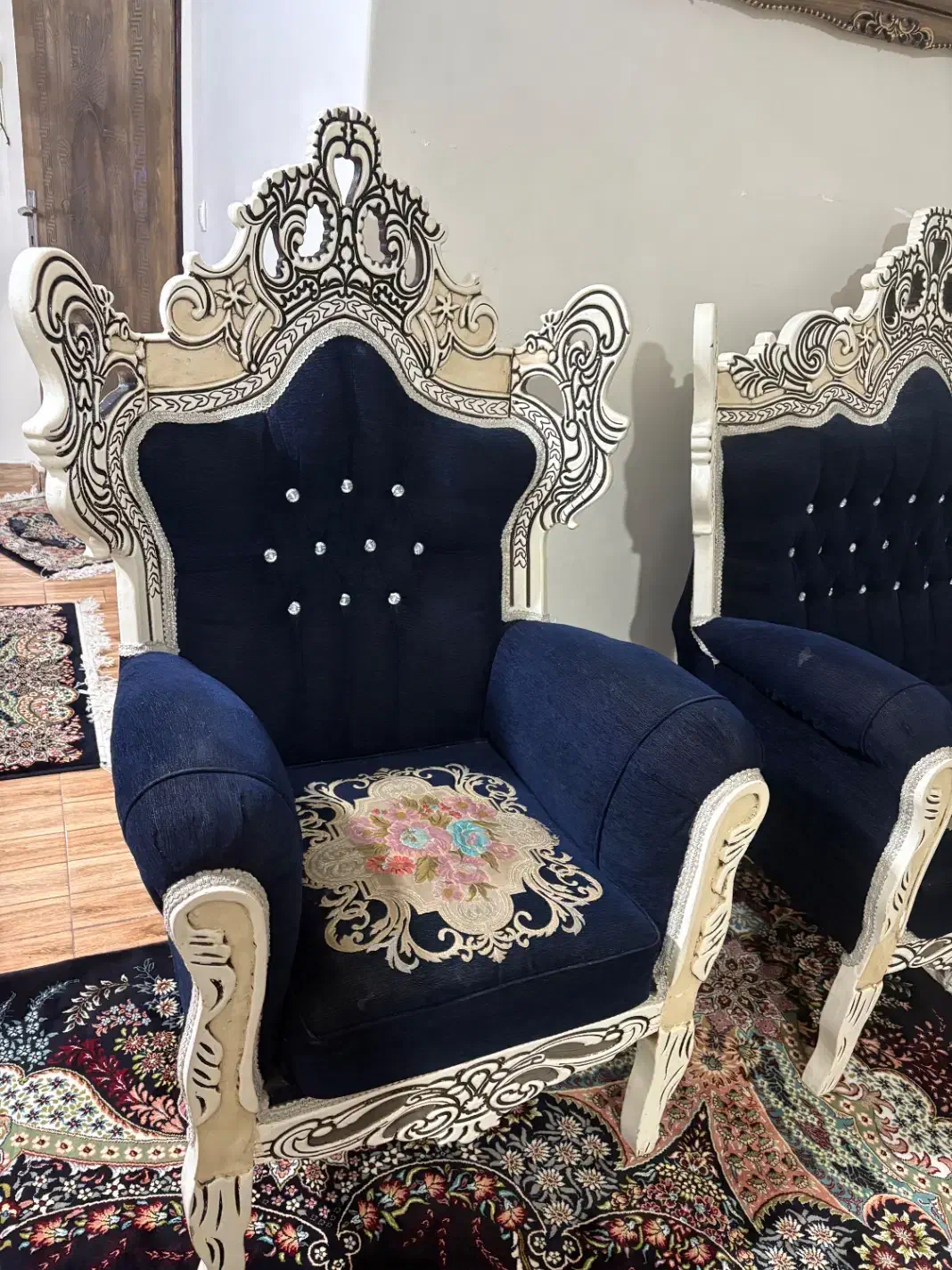 مبل سلطنتی هفت نفره|مبلمان خانگی و میز عسلی|پاکدشت, حصار امیر|دیوار