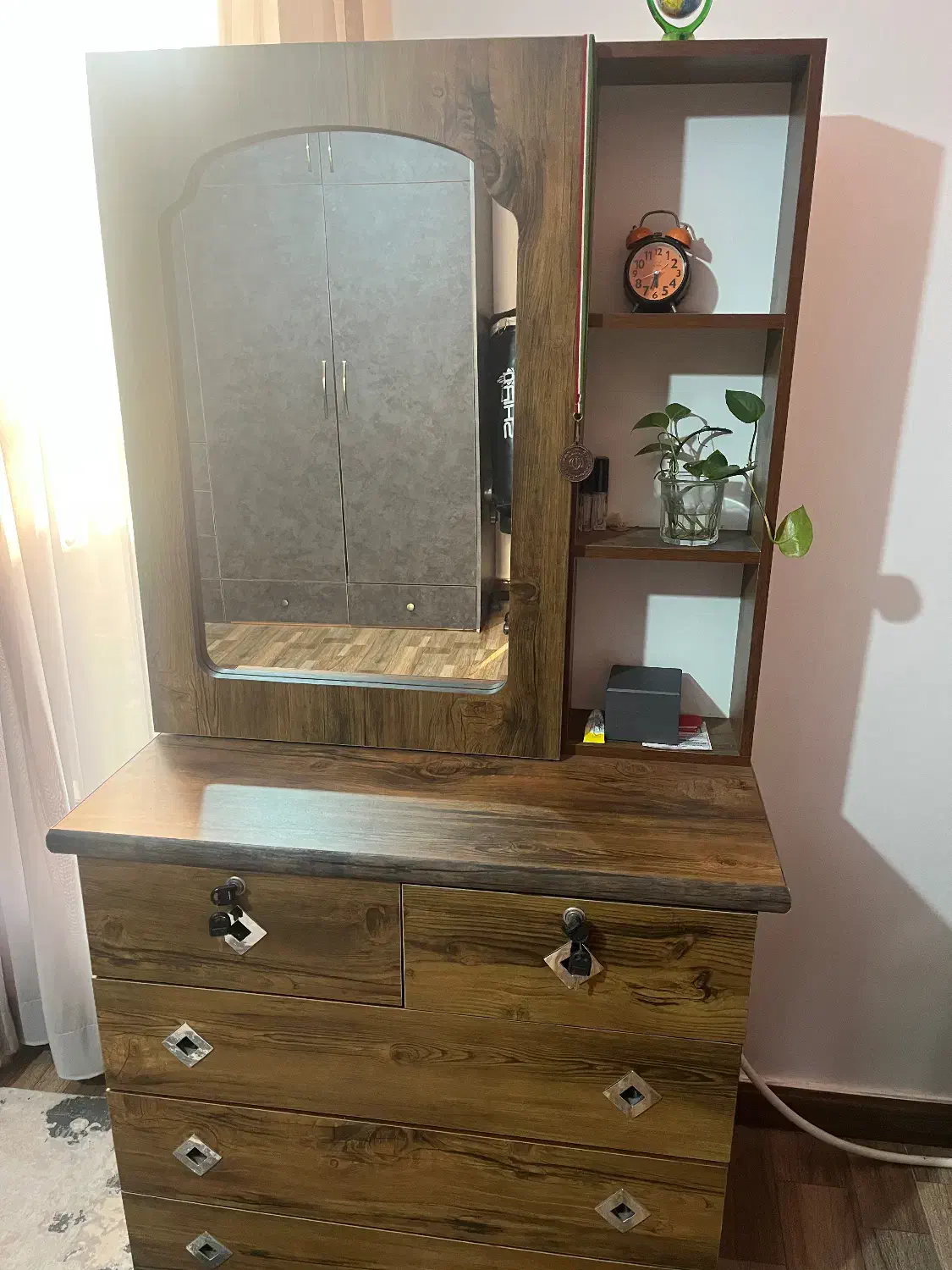 MDFمیزآرایش|جاکفشی، کمد، دراور|کوچصفهان, |دیوار