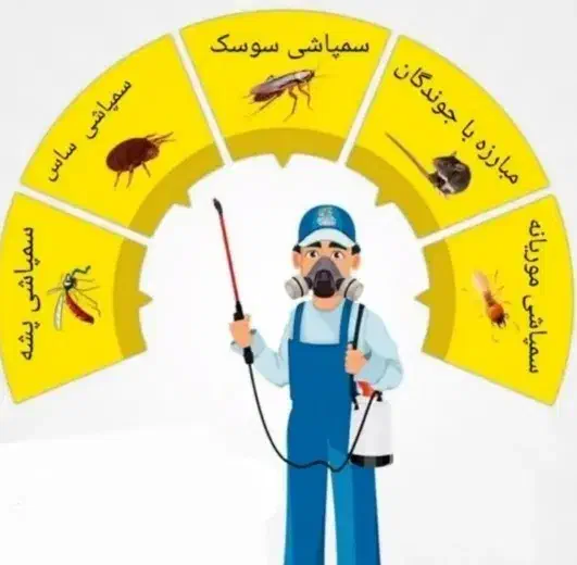 خدمات سمپاشی سم پاشی منزل تمامی حشرات|خدمات نظافت|خرمشهر, |دیوار