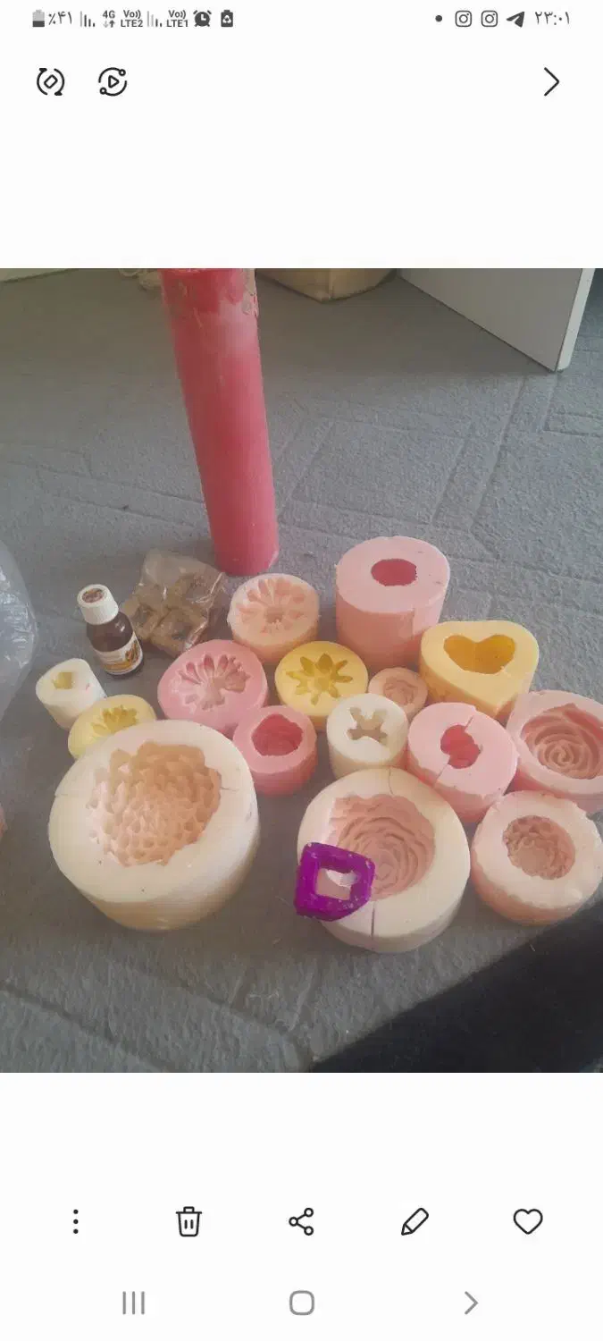 قالبهای سیلکونی|صنایع دستی و سایر لوازم تزئینی|شیراز, منطقه هوایی شهید دوران|دیوار