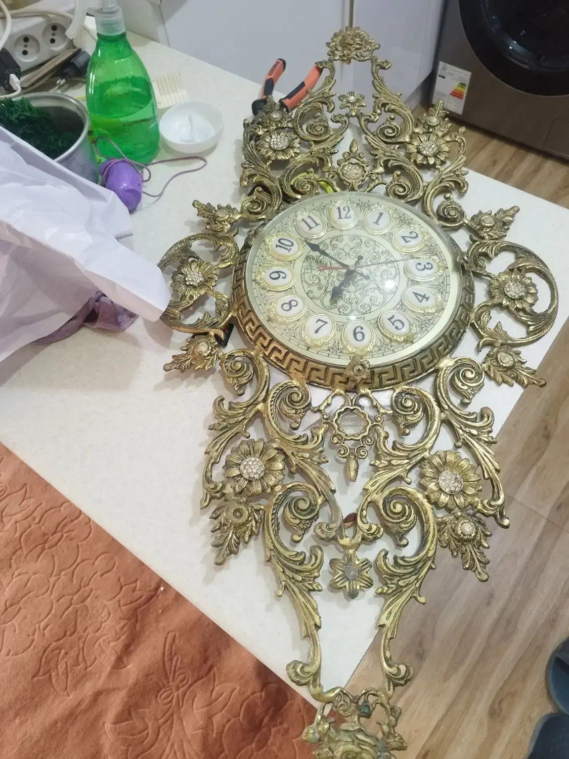 ساعت برنز یا همون برنج|ساعت دیواری و تزئینی|رباط‌کریم, نصیرشهر|دیوار