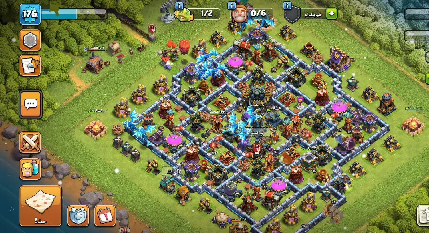 اکانت کلش اف کلنز اکانت کلش رویال|کنسول، بازی ویدئویی و آنلاین|تبریز, |دیوار